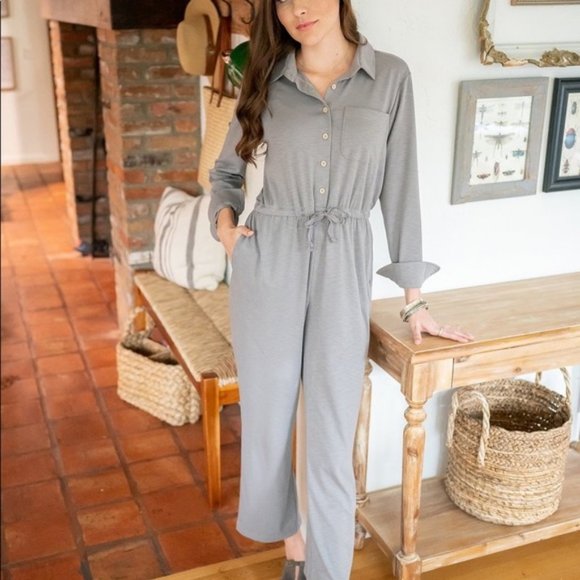 evy's tree Pants - Evy's Tree L Piper Jumpsuite NWT DYT T2